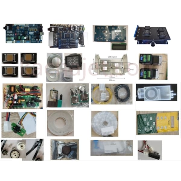 Kit xp600 for Upgrading Chinese Inkjet Printer with 4 xp600 printheads (roll to roll style)